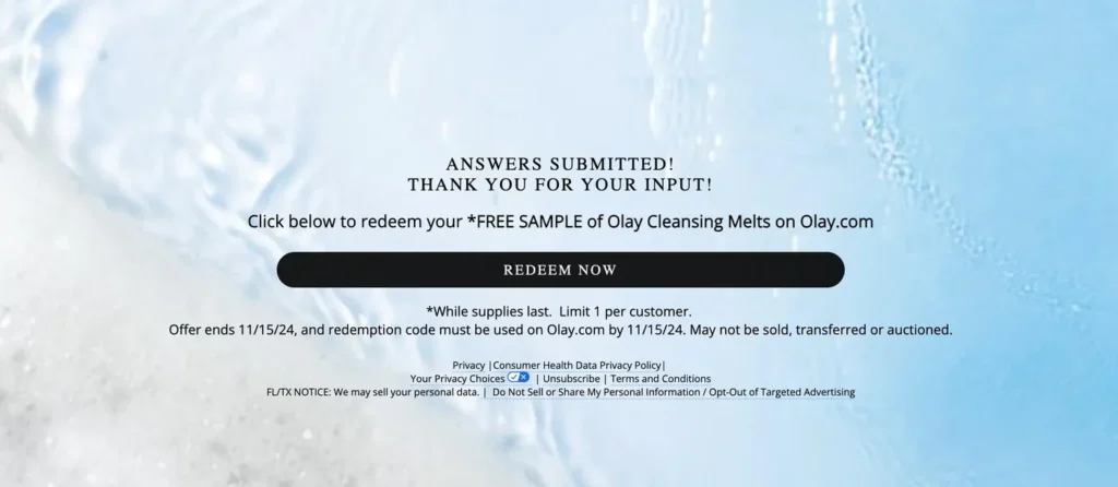 Hurry! Free 4Ct Sample Of Olay Cleansing Melts – Topsave